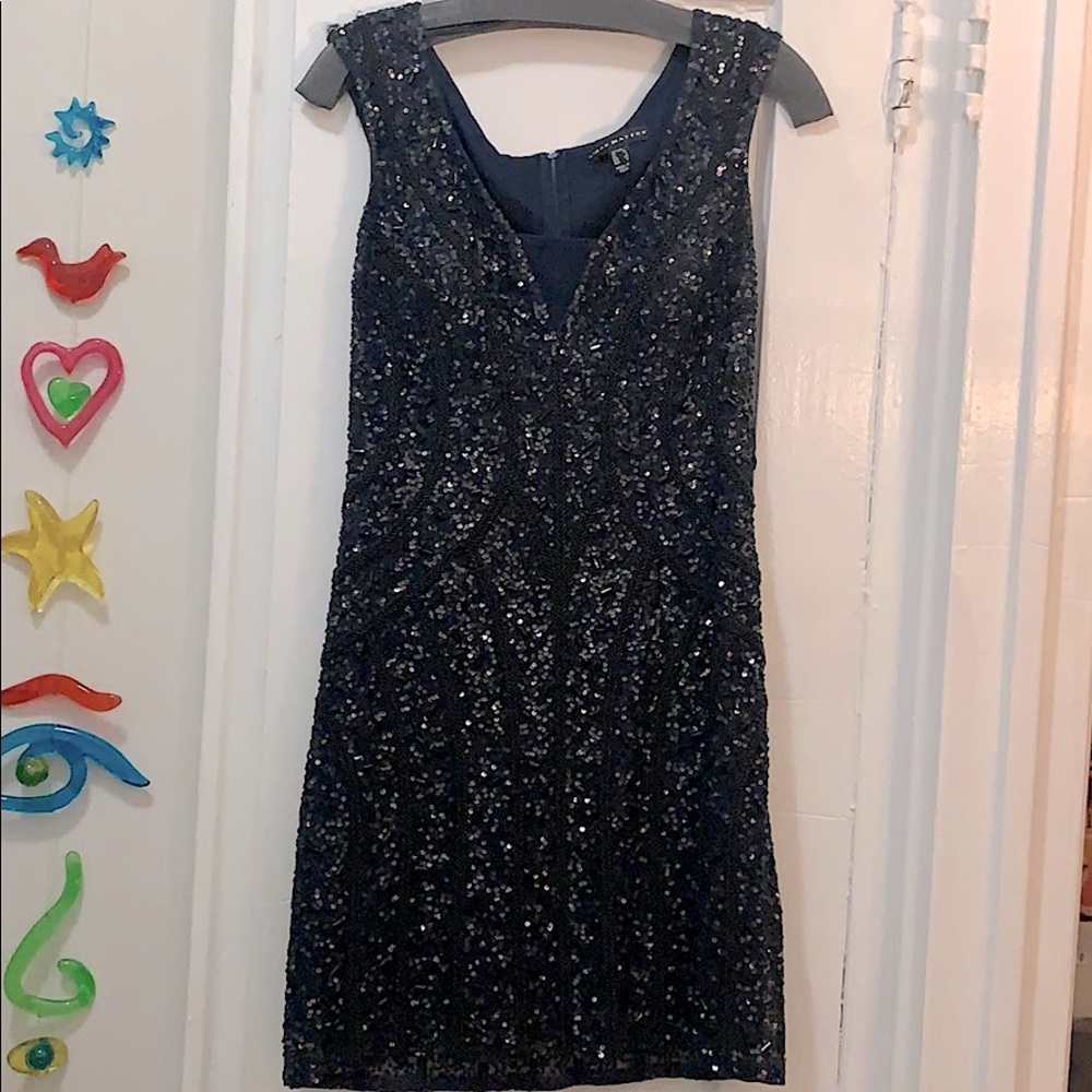 Aidan Mattox Sequin Dress